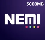 Nemi 5000MB Data Mobile Top-up MX