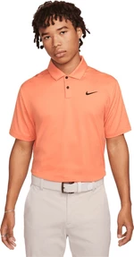 Nike Dri-Fit Tour Solid Mens Polo Orange Trance/Black S Camiseta polo