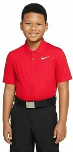 Nike Dri-Fit Victory Boys Golf Polo University Red/White S