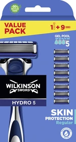 Wilkinson Sword Holiaci strojček Hydro 5 protection XXL + náhradné hlavice 9 ks