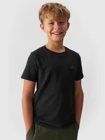 Chlapecké hladké tričko - černé