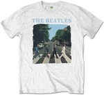 The Beatles T-shirt Abbey Road & Logo Unisex White 2XL