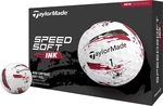 TaylorMade Speed Soft Golf Balls Ink Red