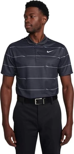 Nike Dri-Fit Victory Ripple Mens Polo Black/Dark Smoke Grey/White XL