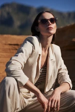 Women's blazer MOODO - light beige