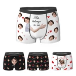 Personalize Boxer with Face Custom Photo Man's Underwear Gift for Man Boyfriend Anniversary/Birthday/Wedding Gifts