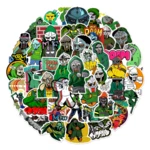 10/50Pcs Hip Hop Rapper Mf Doom Stickers Singer Fan Gift DIY Decoration Phone Cup Luggage Scrapbook Laptop Helment Guitar Decal