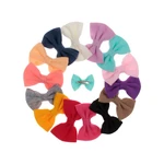 10pcs/lot Cute Felt Bow Hair Clips for Women Girls Soft Hair Bows Hairpins Children Kids Hair Accessories Birthday Gift Headwear