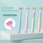 Baby Toothbrush 360 Degree Three-sided Soft Bristle Toothbrush Portable Adult Toothbrush Children Teeth Oral Care Cleaning Brush