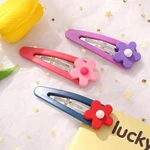 Toy BB Clip Water Drop Clip Flower Hair Clip Candy Color Hairpin Korean Style Barrette Women Hair Accessories