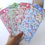 1 pc Unicorn Foam 3D Decorative Colorful Stickers Diary Sticker Scrapbook Decoration PVC Stationery Stickers