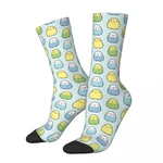 Funny Crazy Sock for Men Fluffy Budgies Vintage Quality Pattern Printed Crew Sock Casual Gift