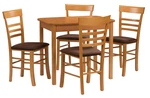 MI-KO Jídelní set stůl PIKO / židle SIENA olše