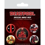 Pyramid International Set odznakov Deadpool