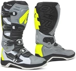 Forma Boots Pilot Grey/White/Yellow Fluo 45 Bottes de moto