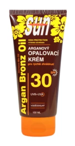 VIVACO SUN Arganový opaľovací krém OF30 tuba 100 ml