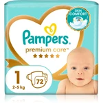 Pampers Premium Care Size 1 jednorázové pleny 2-5 kg 72 ks