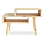 Stolik z drewna sosnowego w naturalnym kolorze Karup Design Hako