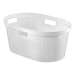 Biały kosz na pranie Curver Infinity, 40 l