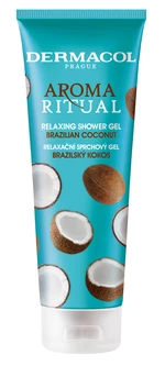 Dermacol Relaxační sprchový gel Brazilský kokos Aroma Ritual (Relaxing Shower Gel) 250 ml