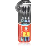 Colgate Slim Soft Active zubné kefky s aktívnym uhlím soft 3 ks