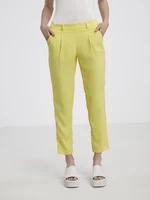 Yellow women's trousers CAMAIEU