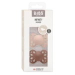 BIBS Anatomické silikónové cumlíky Infinity, veľkosť 2, Blush / Woodchuck 2 ks BIBS Anatomické silikónové cumlíky Infinity, veľkosť 2, Blush / Woodchuck 2 ks