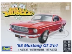 Level 4 Model Kit 1968 Ford Mustang GT 2-in-1 Kit "Revell Muscle" 1/25 Scale Model by Revell