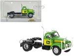 1953 Mack B-61 Truck Tractor Green and Yellow "John Deere" 1/87 (HO) Scale Model Car by Brekina