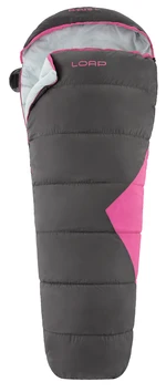 Women's mummy sleeping bag LOAP PHASE L Grey/Pink