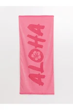 LC Waikiki Women's Printed Cotton Beach Towel 70x150 Cm