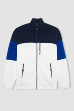 DEFACTO Standard Fit Zipper fleece Cardigan