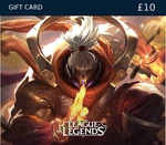 League of Legends 10 GBP Prepaid RP Card UK