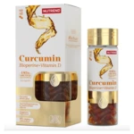 NUTREND Curcumin + bioperine + vitamin D 60 kapslí