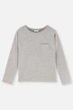 Dagi Gray Long Sleeve T-Shirt
