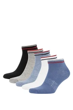 DEFACTO Men's Cotton 5-pack Short Socks