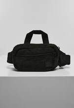 Corduroy waist bag black