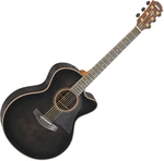 Yamaha CPX1200II TBL Translucent Black Elektroakustická gitara Jumbo