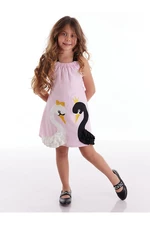 mshb&g Swan Girl Knitted Pink Dress