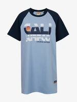 Čierno-modré dámske šaty s potlačou Superdry Cali Surf Raglan Tshirt Dress Čierno-modré dámske šaty s potlačou Superdry Cali Surf Raglan Tshirt Dress