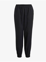 Dark blue striped trousers VILA Petra - Women's