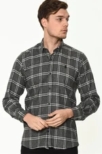 G699 DEWBERRY MEN'S SHIRT-ANTHRACITE