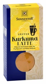 Kurkuma Latte – zázvor bio, pikantní směs koření k přípravě s horkým mlékem