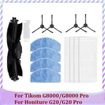 Parts Accessories For Tikom G8000/G8000 Pro / Honiture G20/G20 Pro Vacuum Cleaner Main Side Brush Hepa Filter Mop Cloth