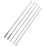 5 Mixing Spatula Laboratory Spatula Spoon Stainless Steel Scoop Laboratory Scoop Reagent Spoon Laboratory Micro Spatula