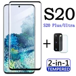 2in1 Protective Glass On For Samsung Galaxy s20 s20plus s20ultra Screen Protector Camera Lens Flim s 20 plus ultra Tempered Glas