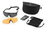 Okuliare Sawfly R3 MaxWrap Shooters 'Kit Revision®, 3 sklá (Farba: Čierna, Veľkosť: Regular)
