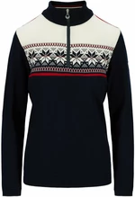 Dale of Norway Liberg Womens Sweater Marine/Off White/Raspberry M Saltador Camiseta de esquí / Sudadera con capucha