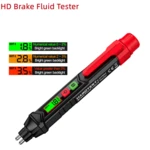100% NEW Brake Fluid Tester Auto Car Brake Liquid Digital Tester For DOT3/DOT4/DOT5.1 Oil Quality Check Pen Sound Light Alarm