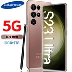 2023 New Smartphone S23 Ultra 5G Original Mobile Phone 6800mAh 16+1TB 6.8inch HD Screen Face Unlock Dual SIM Cards Cell phone